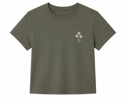 Basic T-Shirt With Embroidery