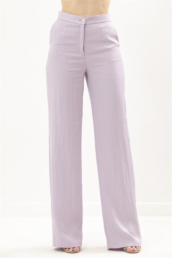 High Waisted, Straight Cut Trousers