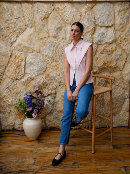 Structured Shirt With Epaulette