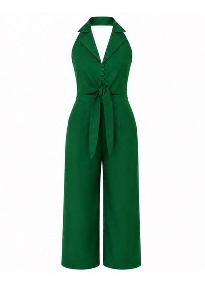 Tie-Front Jumpsuit