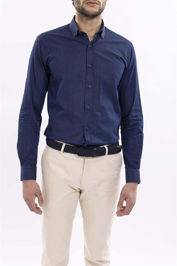 Button Down Denim Shirt