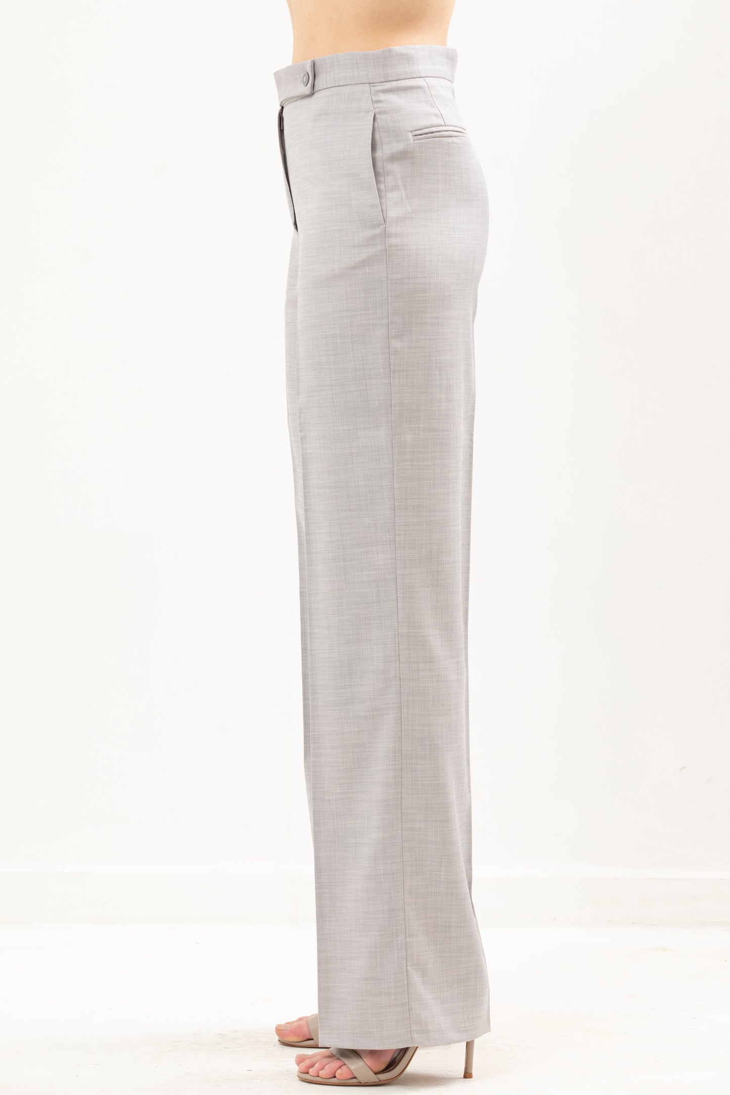 High Waist Trouser Flowing Wide Leg