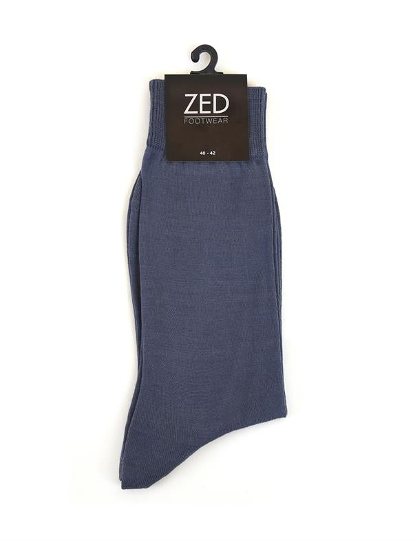 100% Cotton Mercerized Plain Classic men socks