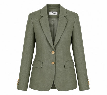 Notch Lapel Classic Blazer