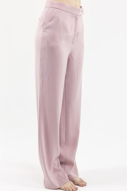 High Waist Trousers Straight Cut