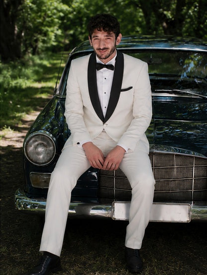 Suit Tuxedo Col Shawl
