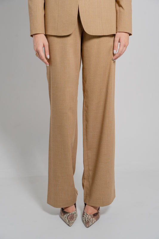 High Waist Trousers Flowing Wide Leg