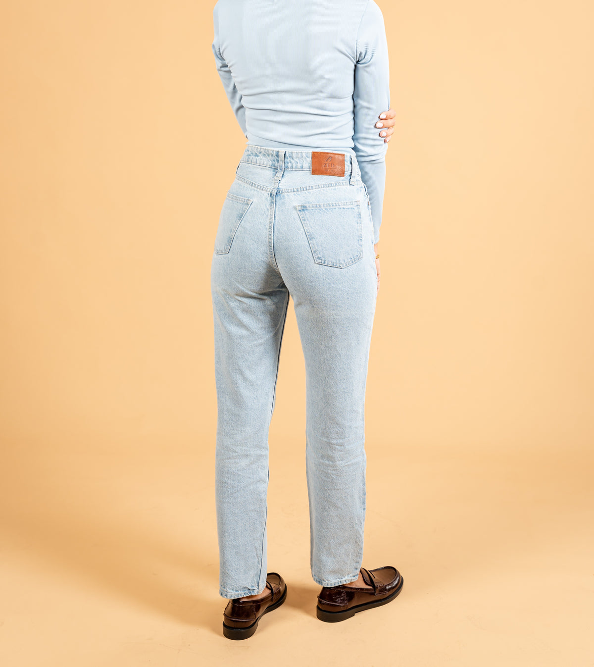 Slim Straight Leg Denim