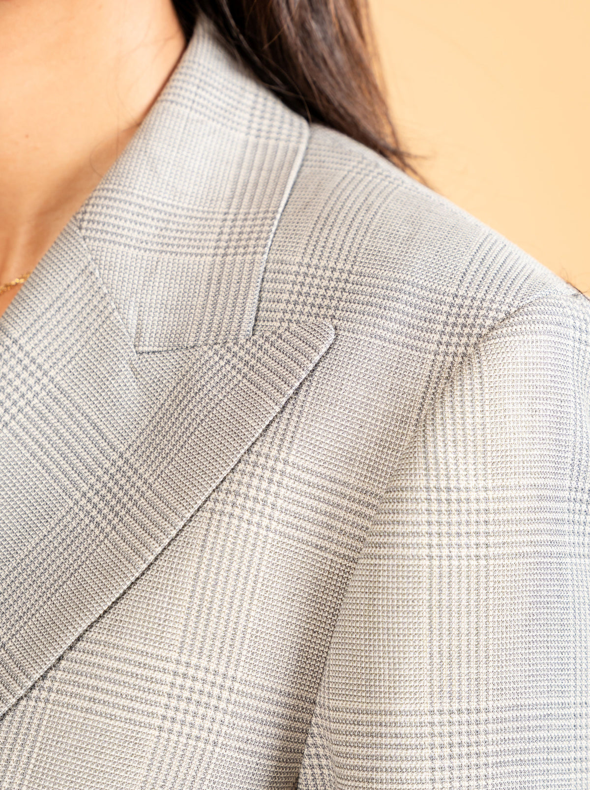 Double Breasted Blazer With Front Flaps