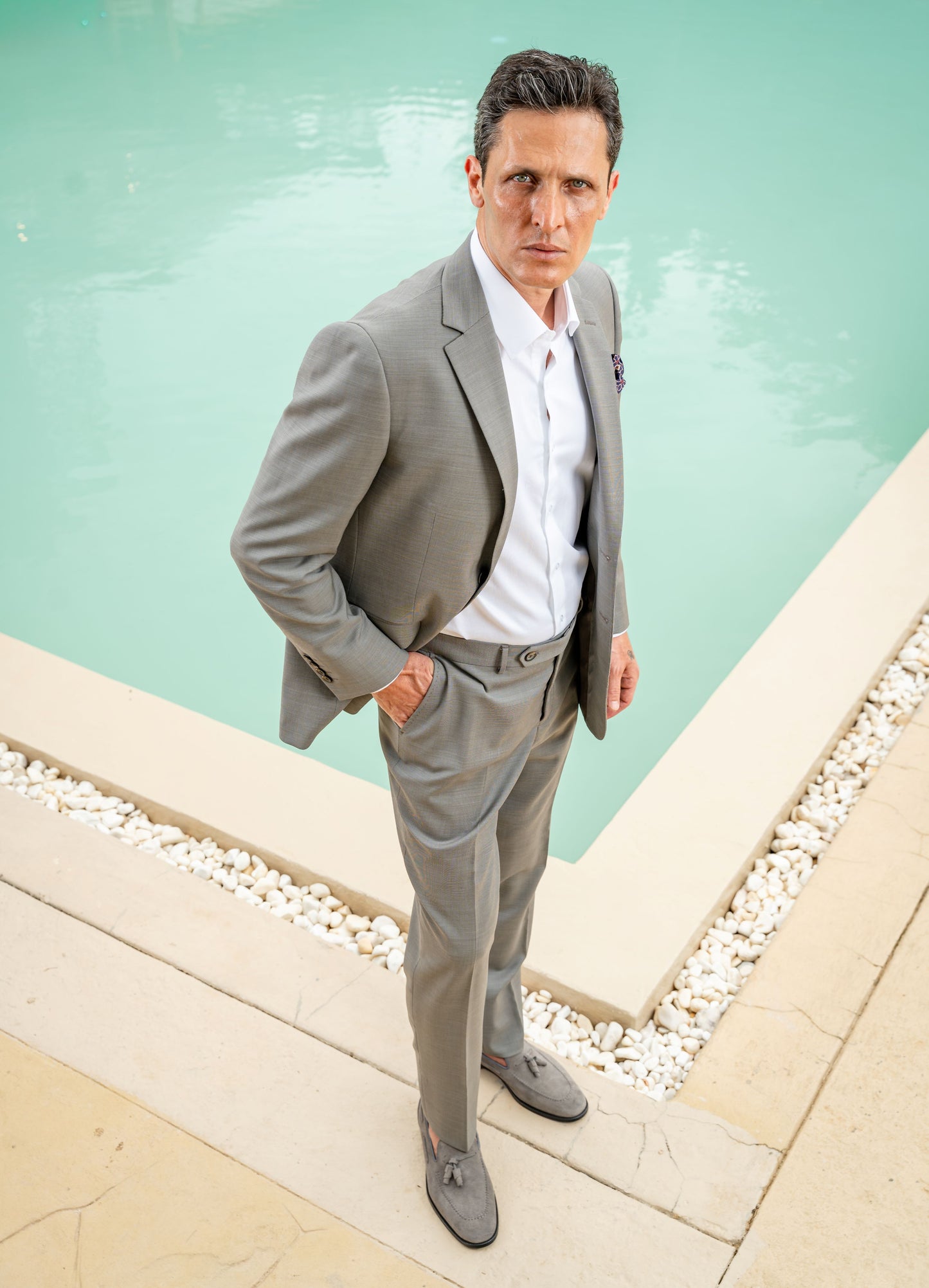 Trousers Suit Wool