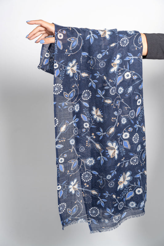 Printed Wool Scarf