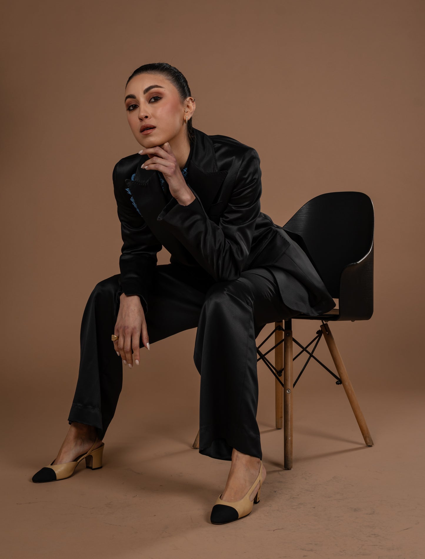 High Rise Wide Leg Trousers