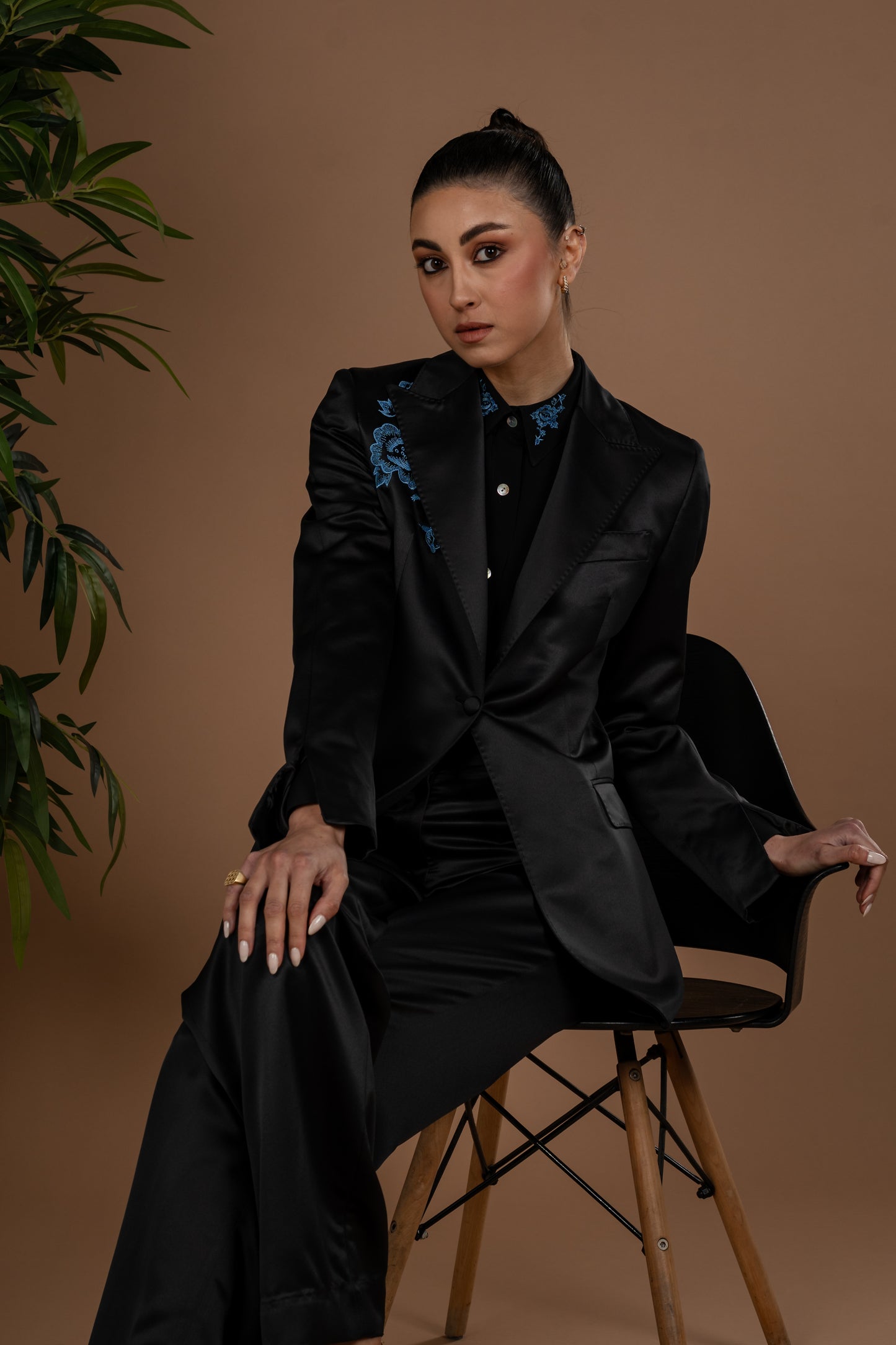 High Rise Wide Leg Trousers