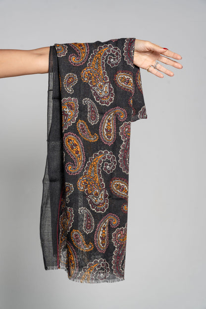 Printed Wool Scarf