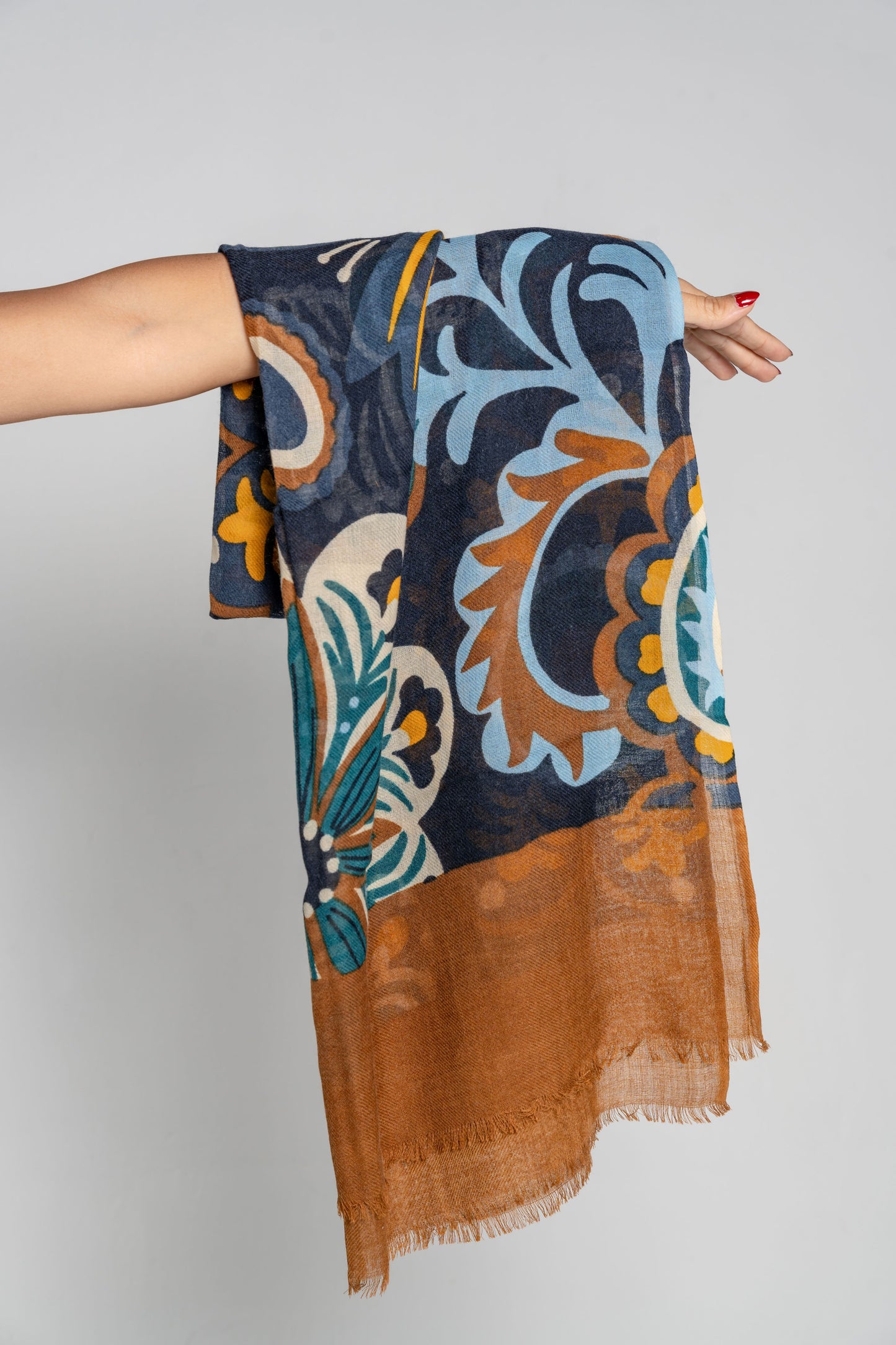 Printed Wool Scarf