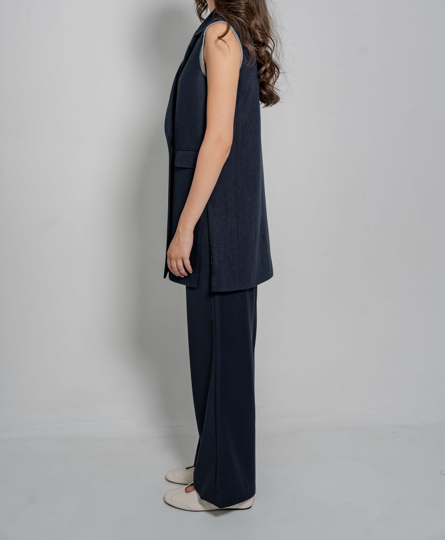 Long Waistcoat With Side Slits