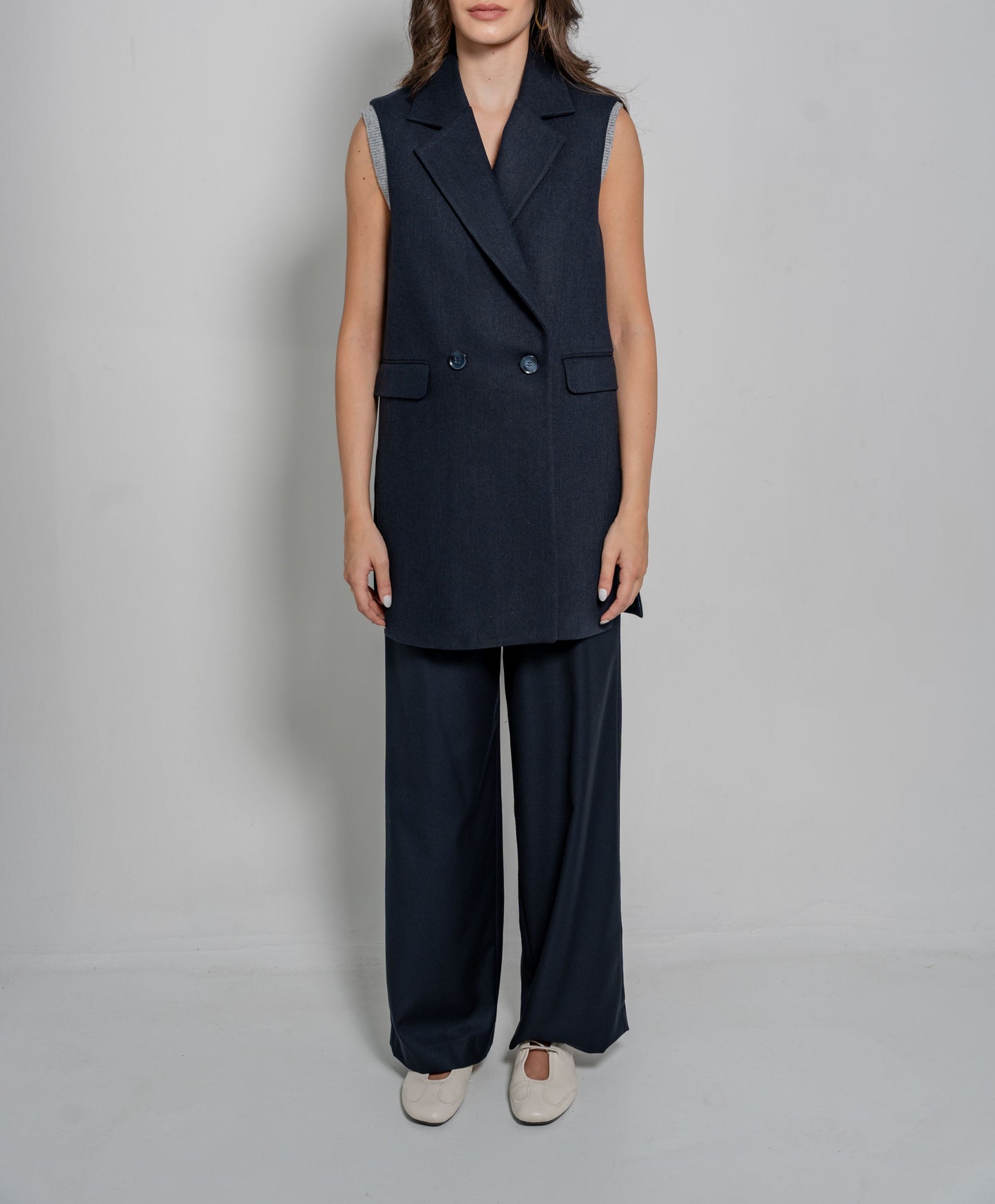 Long Waistcoat With Side Slits