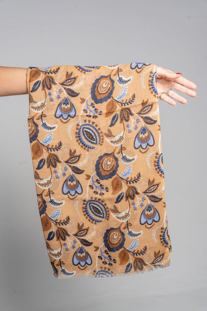 Printed Wool Scarf