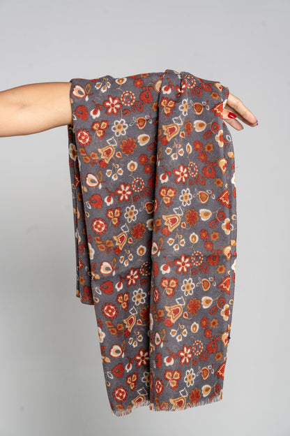 Printed Wool Scarf