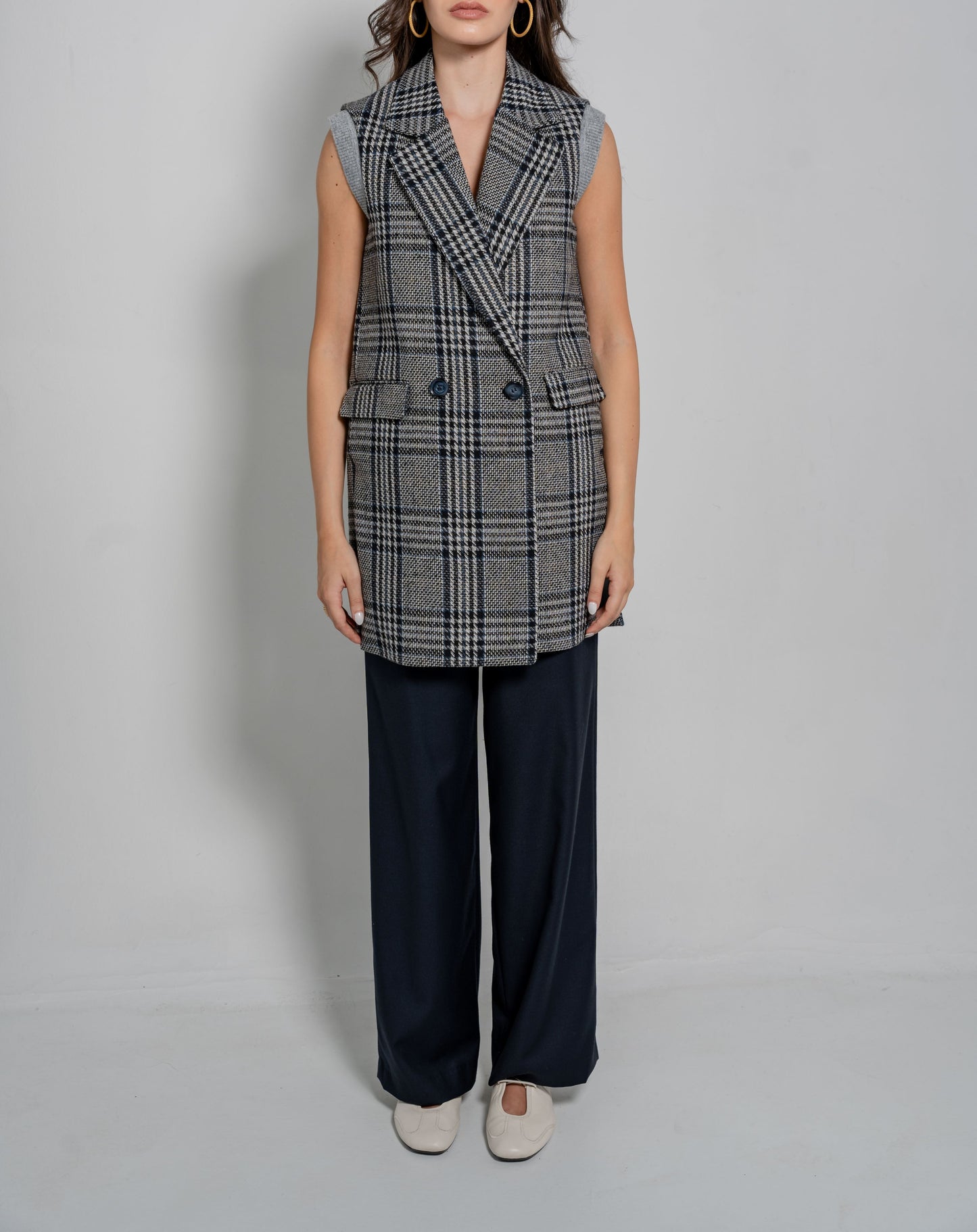 Long Waistcoat With Side Slits