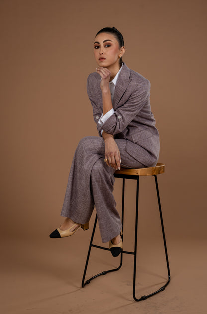 High Rise Wide Leg Trousers