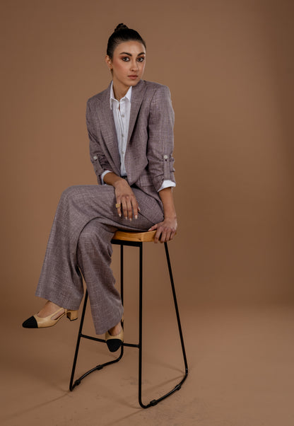 High Rise Wide Leg Trousers