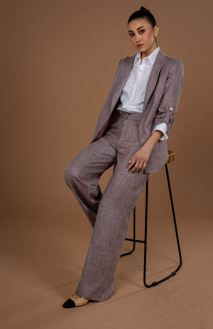 High Rise Wide Leg Trousers