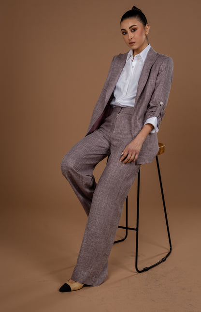 High Rise Wide Leg Trousers