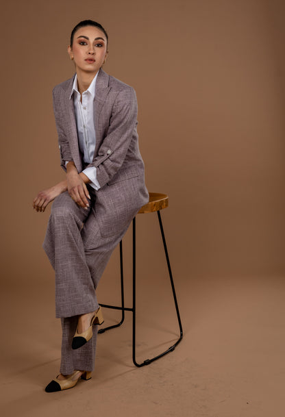 High Rise Wide Leg Trousers