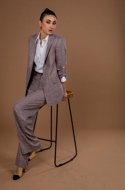 High Rise Wide Leg Trousers