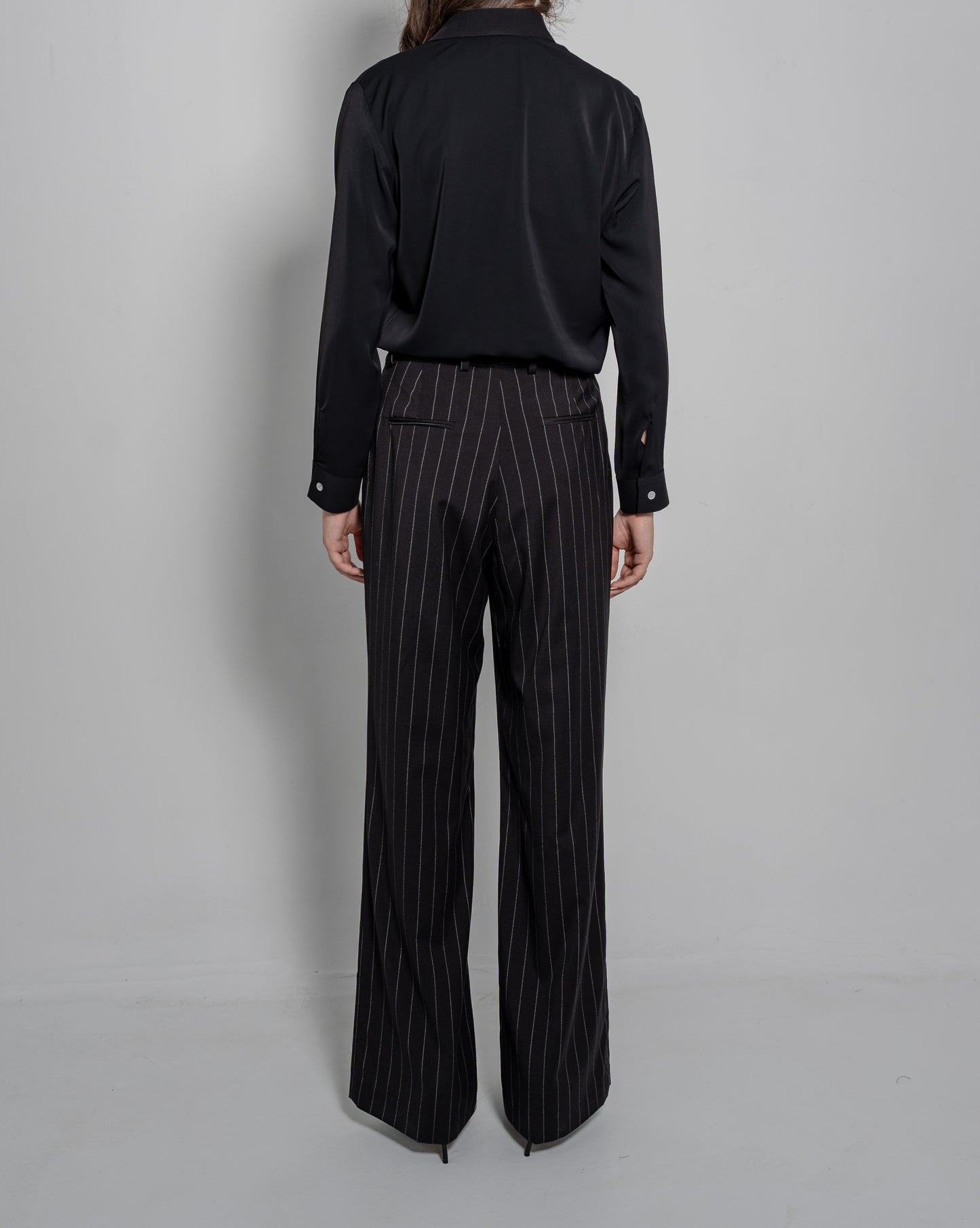 High Waisted Wide Leg Trousers