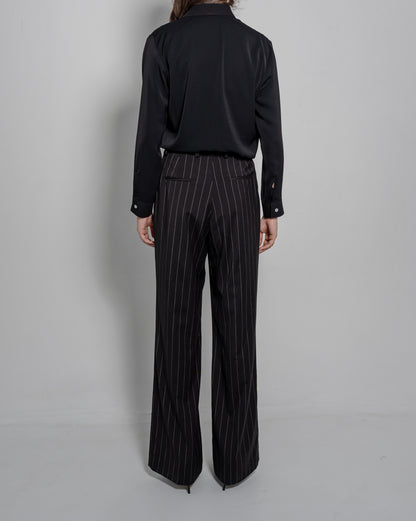 High Waisted Wide Leg Trousers
