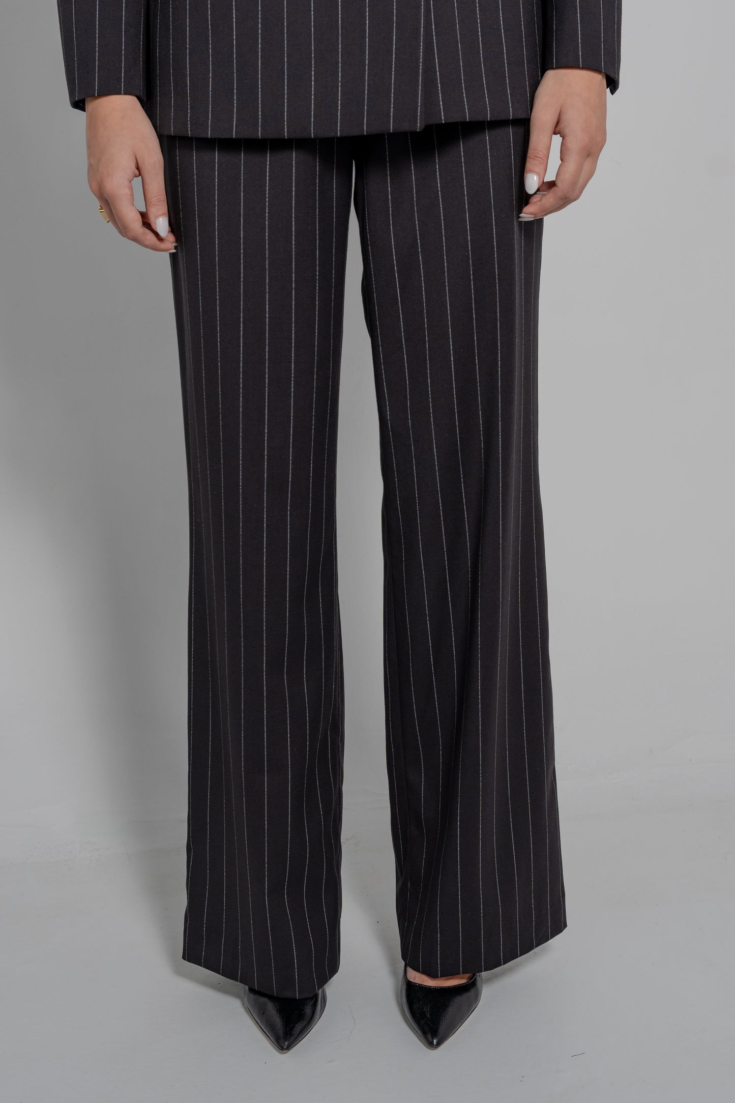 High Waisted Wide Leg Trousers