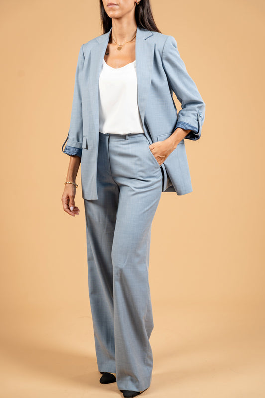 High Rise Wide Leg Trousers