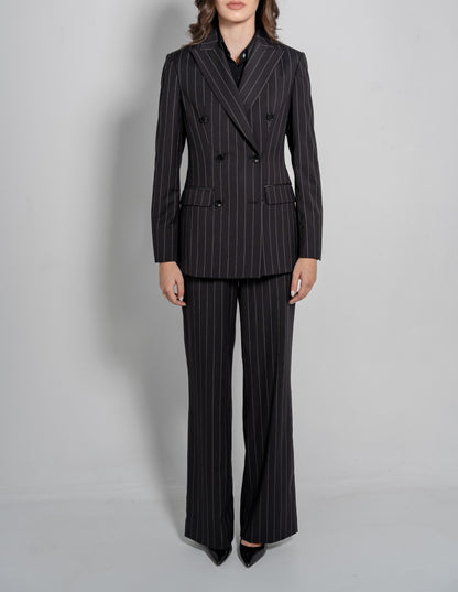 Double Breasted Blazer Featuring 6 Buttons and 2 Back Vents