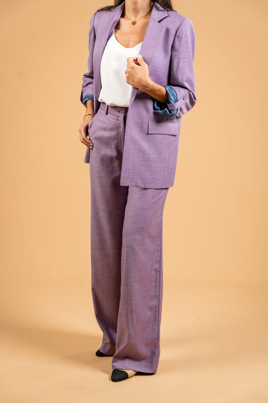 High Rise Wide Leg Trousers