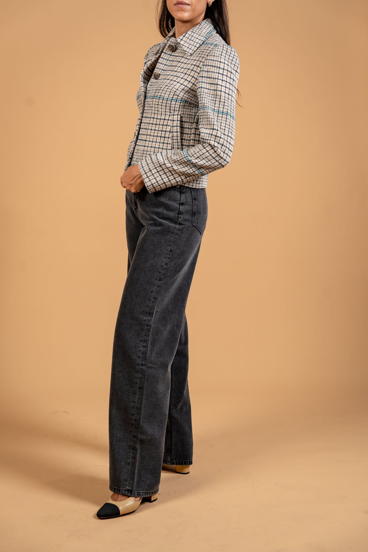 Classic Wool Jacket With Patch Pockets