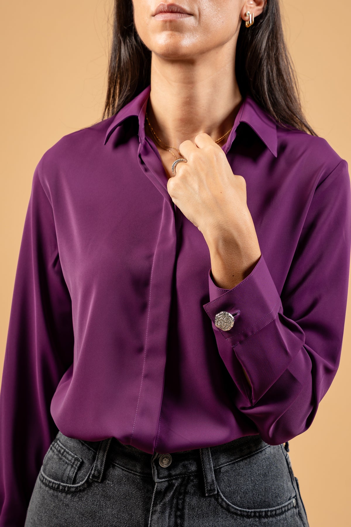 Classic Shirt With Special Buttons