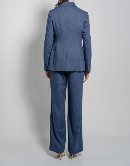 High Waist Trousers Flowing Wide Leg