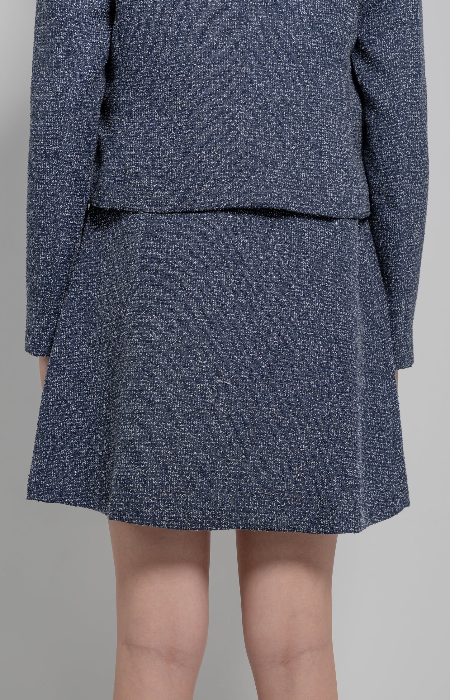 Pleated Knee Length Skirt