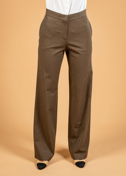 Flowing Wide Leg Trousers
