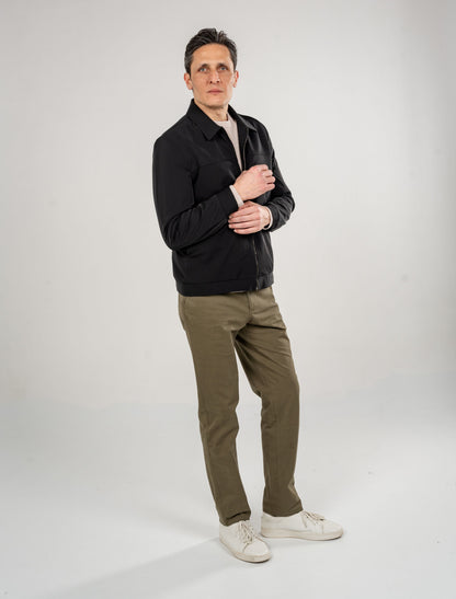 Short Jacket With Zipper