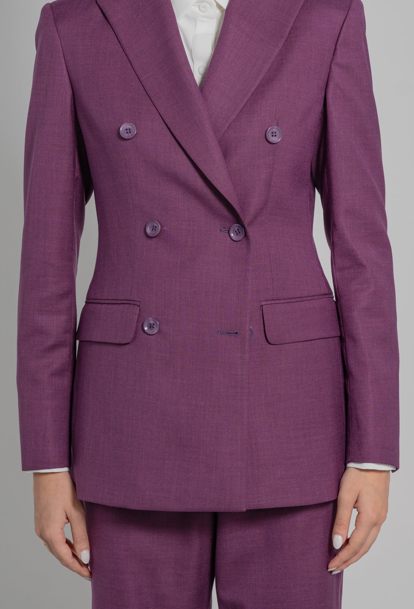 Double Breasted Blazer Featuring 6 Buttons and 2 Back Vents