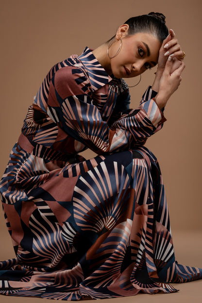 Long Sleeve Maxi Shirt Dress