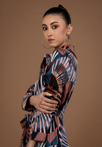 Long Sleeve Maxi Shirt Dress