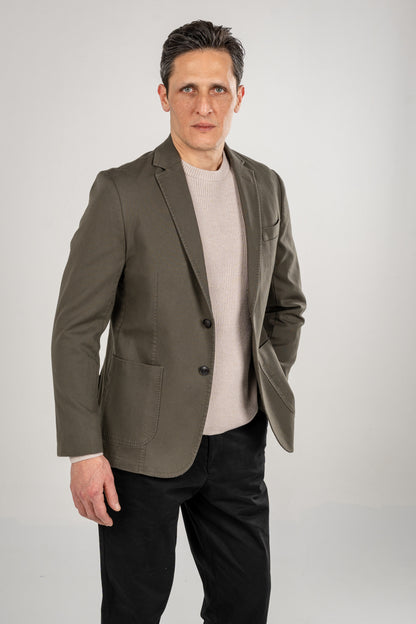 Blazer Cotton Washed Deconstructed