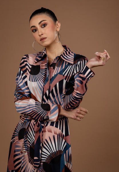 Long Sleeve Maxi Shirt Dress
