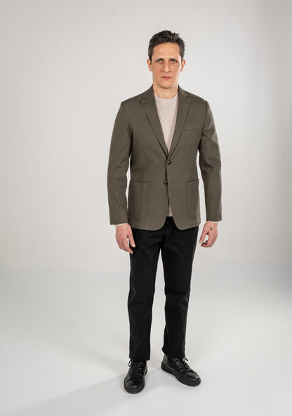 Blazer Cotton Washed Deconstructed
