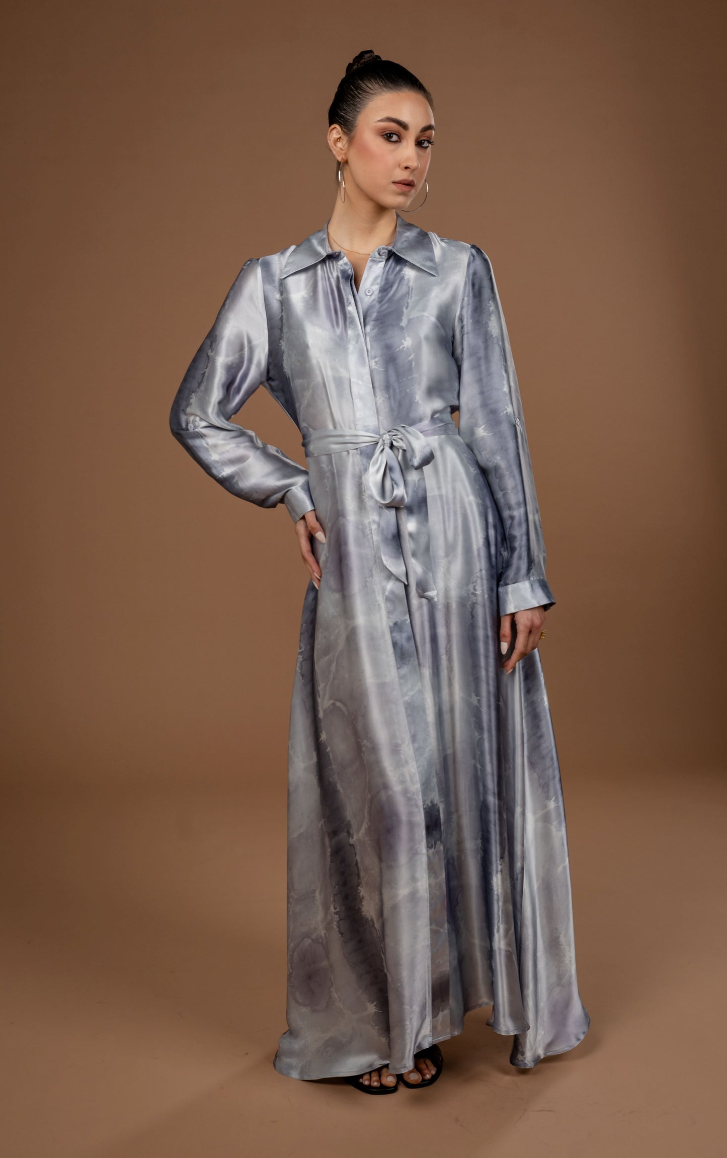 Long Sleeves Long Dress