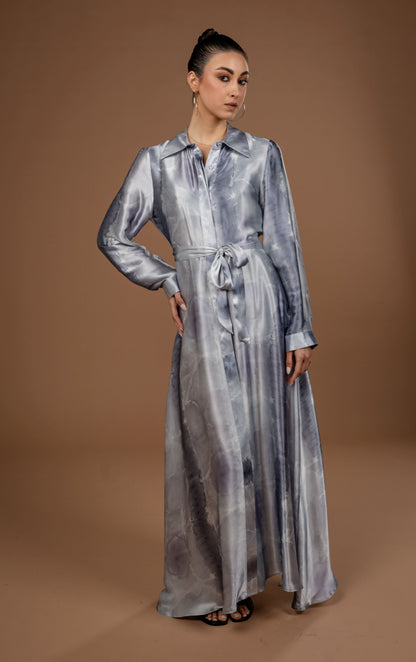 Long Sleeves Long Dress